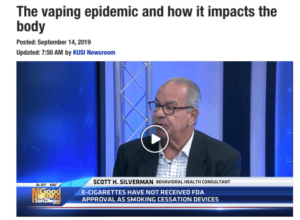 Scott Silverman on KUSI Discussing Vaping’s Effects on the Body