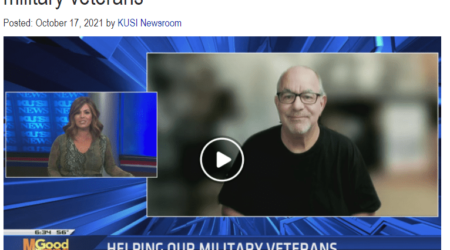 Confidential Recovery CEO Appears on KUSI About Struggling Veterans