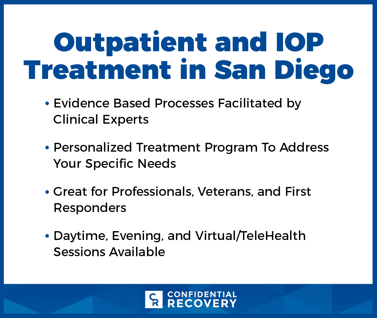 Confidential Outpatient Program