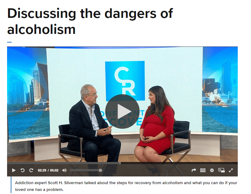 Alcoholism discussion on CBS 8